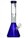 Reference photo for Colored Beaker Bong. Pictured model: 14" Blue Beaker Bong by Diamond.